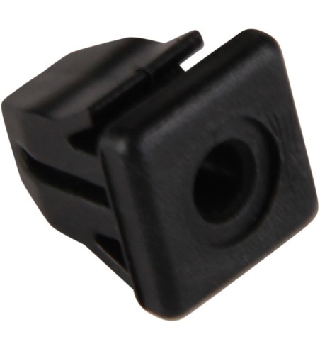 Expansion nut, black nylon, for grille