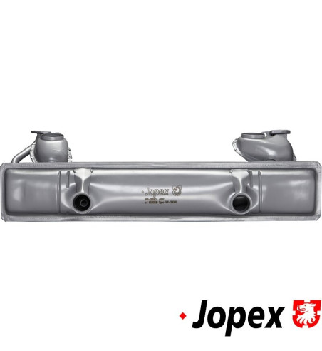 Exhaust rear. Made of steel with grey paint. With TÜV/EEC approval