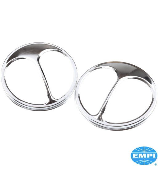 Headlamp cover set Cat Eye, 2 pieces. Fits 7" beams only