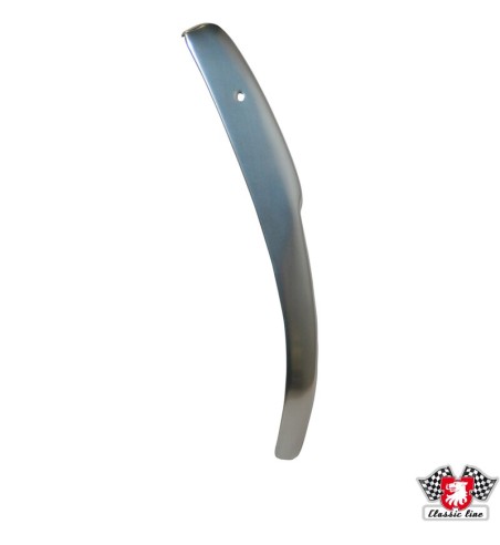 End cap for bumper, matt anodized, front, right
