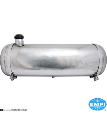 Zbiornik paliwa, 36 l, 254x762 mm, wlew końcowy. Wykonany ze stali nierdzewnej. W zestawie korek ze stali nierdzewnej
