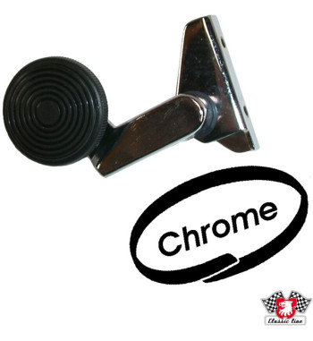 Zamek do okna wentylacyjnego, chrom, lewa
