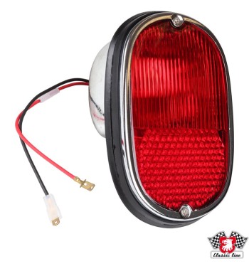 Tail light with red glass, left/right, without E-mark