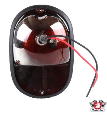 Tail light with red glass, left/right, without E-mark