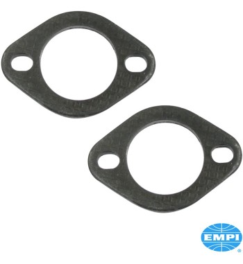 Gasket set for exhaust flange, inner diameter 1 5/8", 2 pieces. Made of steel