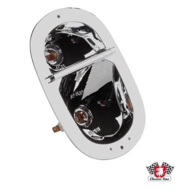 Tail light housing without bulb, left/right
