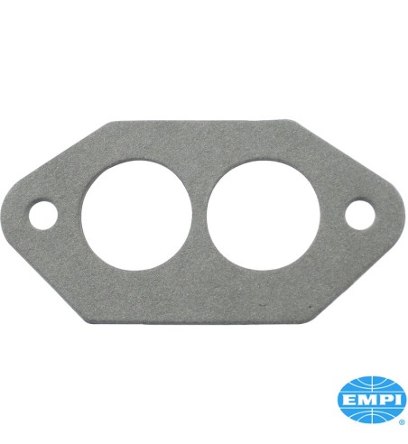 Gasket for intake manifold, dual port, without pin holes