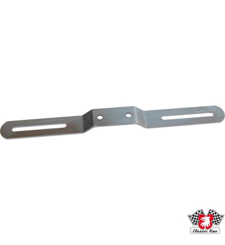License plate holder, front/rear, metal