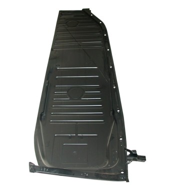 Floor pan with seat runners, right