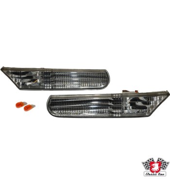 Side marker lamp set, smoked, E-marked