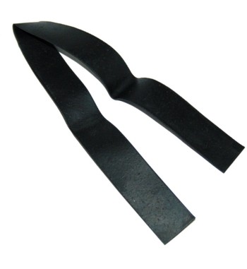 Rubber seal for door window lift channel
