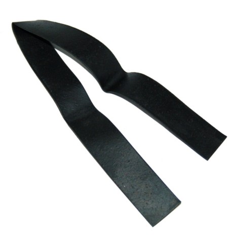 Rubber seal for door window lift channel