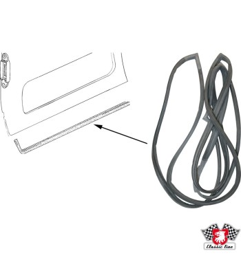 Sliding door seal, right