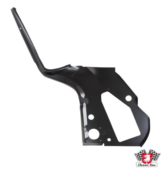 A-pillar structure with windscreen frame, right A-pillar structure with windscreen frame, right