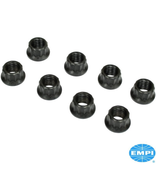 Nakrętki silnika, 12-kątne, 8x1,25 mm, czarne, do nasadek 12-kątnych 10 mm, 8 sztuk
Nakrętki silnika, 12-kątne, 8x1,25 mm, czarne, do nasadek 12-kątnych 10 mm, 8 sztuk