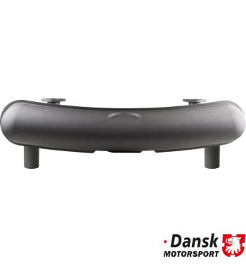 Exhaust rear, Racing, with two Ø63.5 mm tail pipes. With bolt on inlet flanges