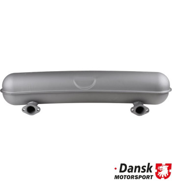 Exhaust rear, Racing, with two Ø63.5 mm tail pipes. With bolt on inlet flanges