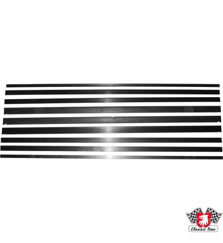 Torsion spring leave set, front, 9 pieces (18 pieces needed for one complete axle beam)