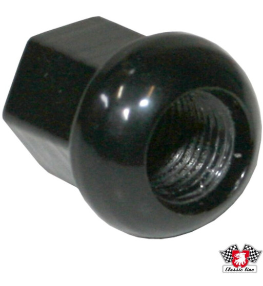 Nakrętka koła, alu, czarna, M 14x1,5
Nakrętka koła, alu, czarna, M 14x1,5