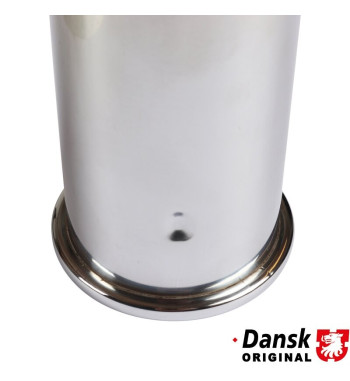 Exhaust tip. Fits Ø57 mm tail pipes. Made of chromed stainless steel