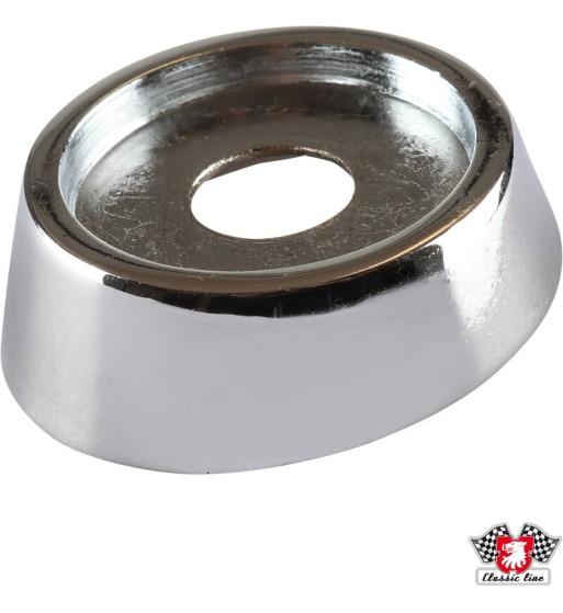Escutcheon for window winder handle, chrome Escutcheon for window winder handle, chrome