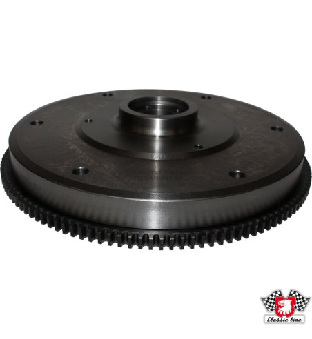 Koło zamachowe, nowe, 200 mm, 130 zębów, 4 kołki, 12 V, 7 kg, standard.
