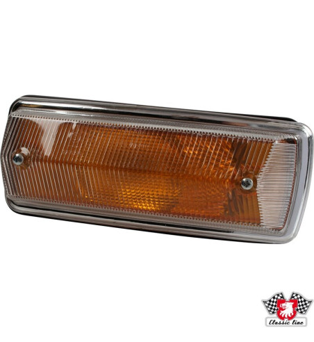 Indicator, front, orange, without E-mark, left
