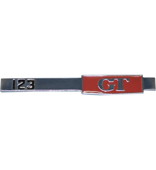 Tailgate Emblem "123 GT" Tailgate Emblem "123 GT"