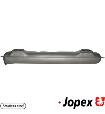 Exhaust rear. Made of stainless steel. With TÜV/EEC approval