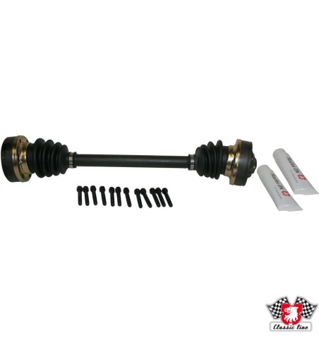 Drive shaft, complete with boots and bolts, rear, 542 mm, new