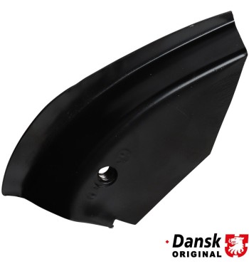Corner plate for front wheel housing, left