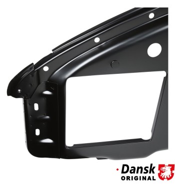 Corner plate for front wheel housing, left