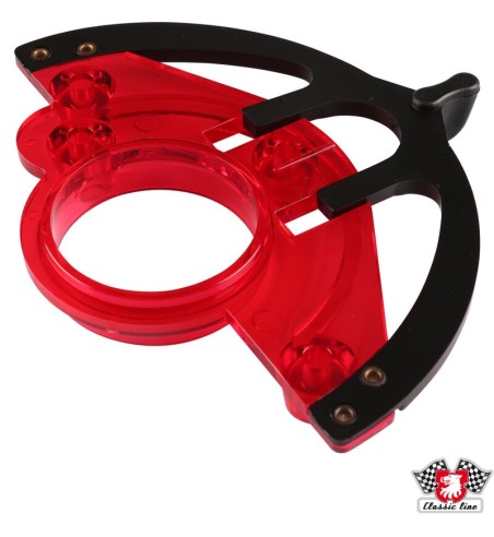 Heating control lever, red, late version. 2 pieces needed