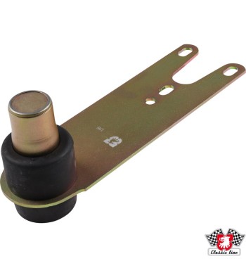 Spring plate with bushing, rear, left/right