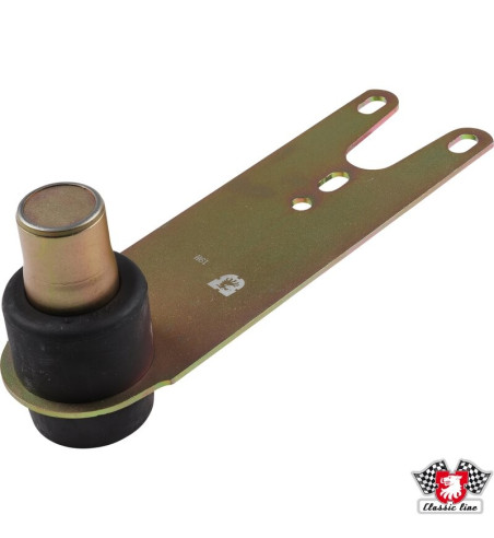 Spring plate with bushing, rear, left/right