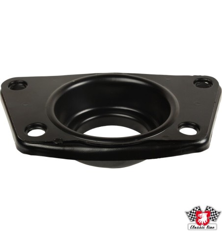 Cover for torsion bar with hole, black, round bushing, left/right