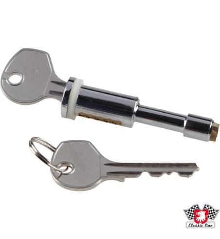 Lock cylinder with key