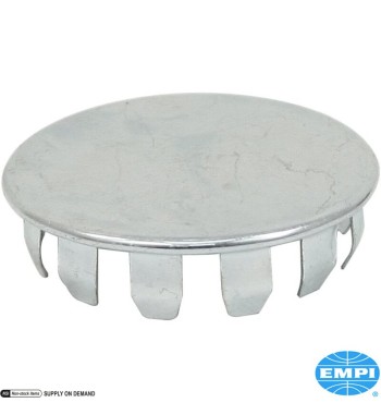 Chrome cap for whip lamp