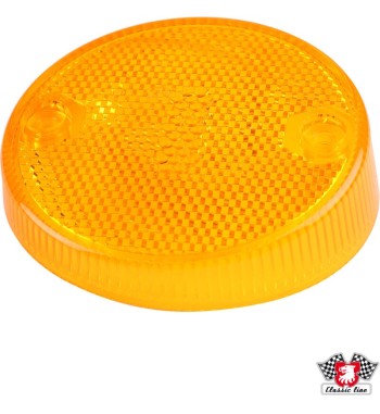 Side marker lamp lens, yellow, left