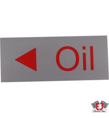Sticker, "Oil"