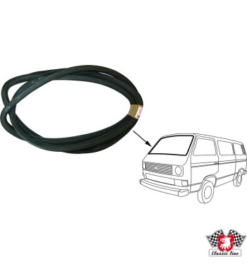 Seal for windscreen without groove for moulding