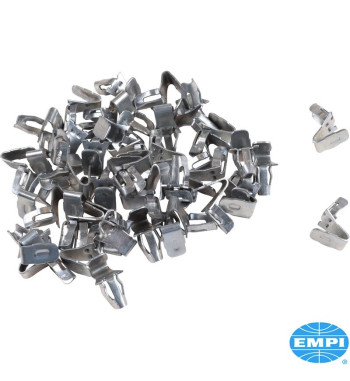 Zestaw spinek do paneli drzwiowych, metalowych, 100 sztuk
