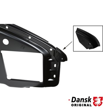 Corner plate for front wheel housing, right