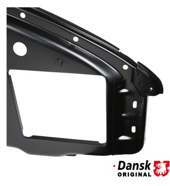 Corner plate for front wheel housing, right