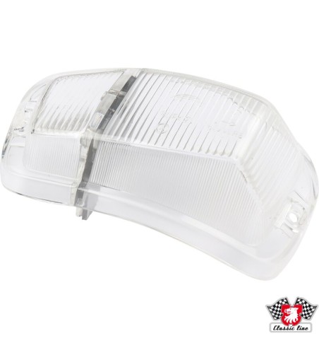 Lens for indicator light, clear, front, left