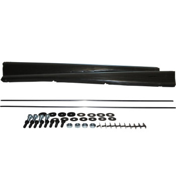 Zestaw osłon progu z zestawem montażowym, listwa 9 i 18 mm, MX heavy duty
