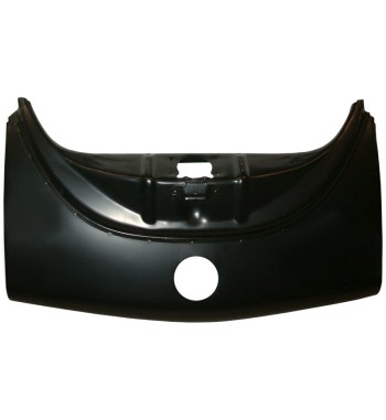 Front apron without holes for bumper bracket