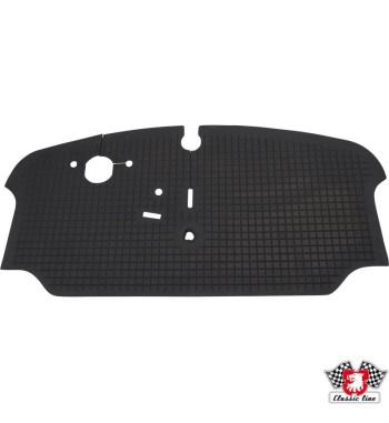 Floor mat, front, rubber, black, Top quality