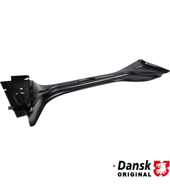Fuel tank support with battery tray