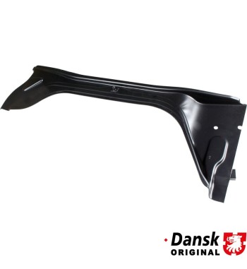 Fuel tank support with battery tray